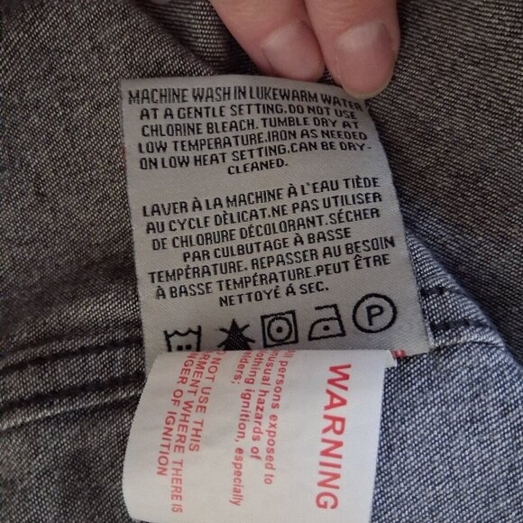 Dakota Men's Size 3XL Black Work Pro Snap Front Cotton Denim Shirt - Picture 8 of 9